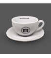 TAZA CAPUCCINO HASHTAG BLANCA PACK DE 6 UDS